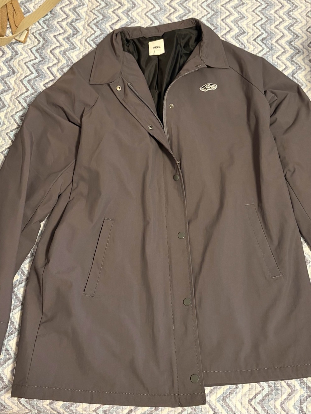 Vans Women’s Dark Gray Trench Coat